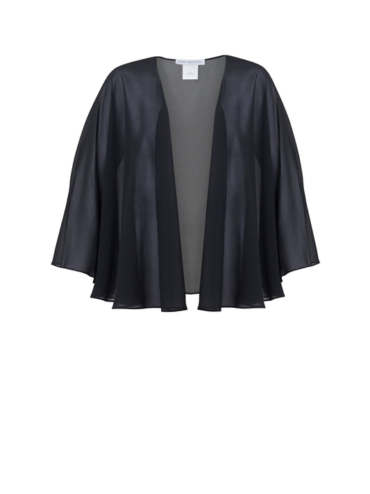  Black Chiffon Shawl