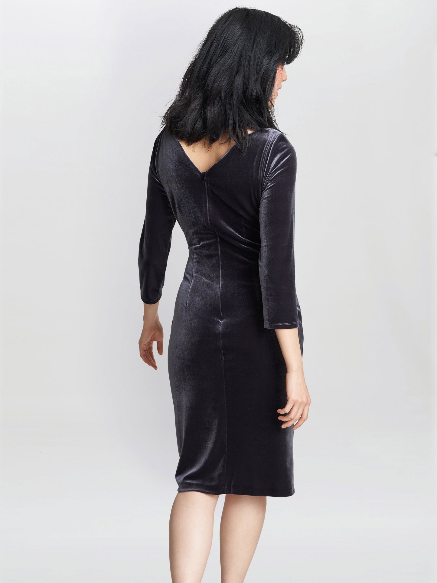  Zoe Velvet Wrap Dress