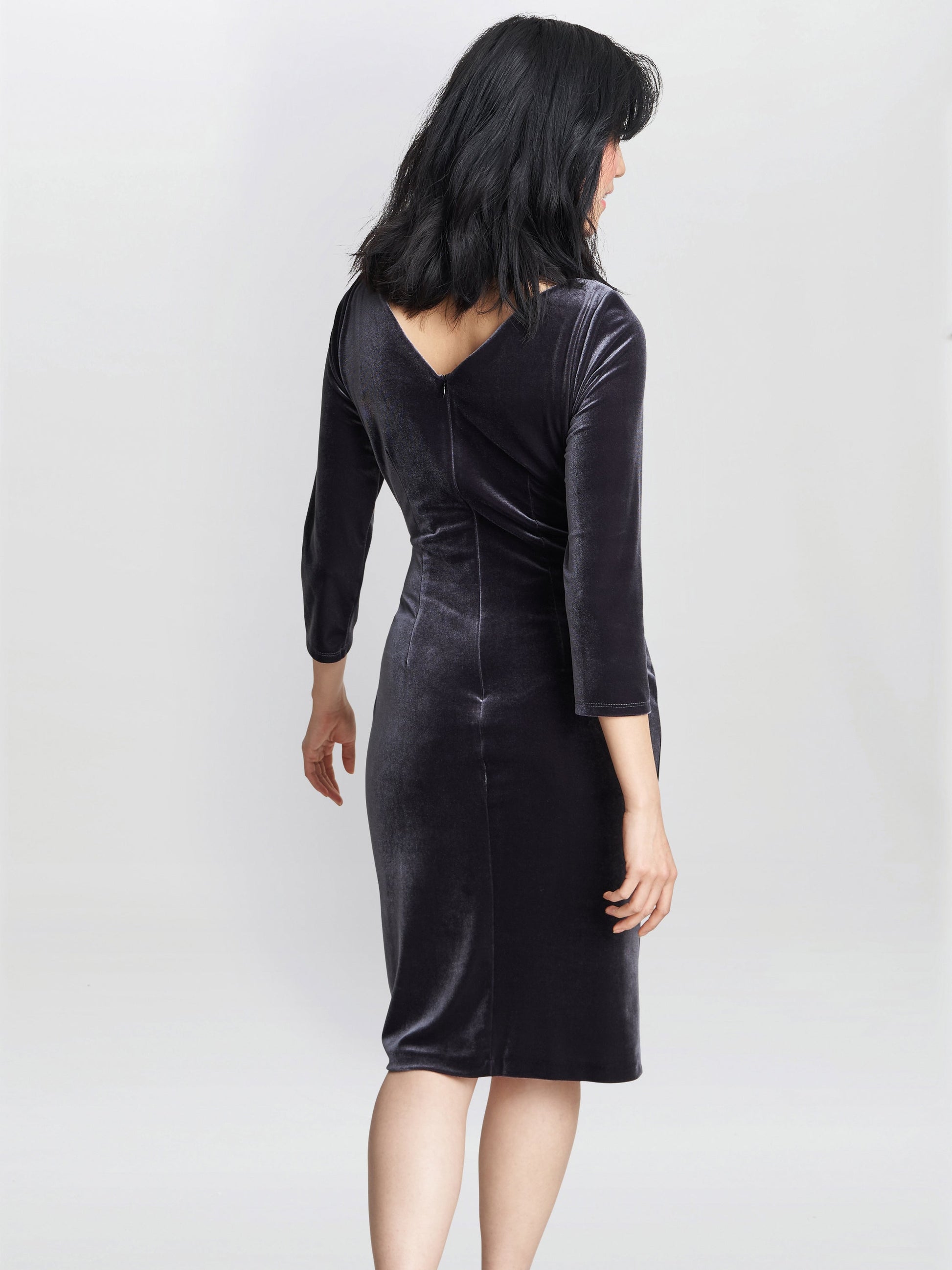  Zoe Velvet Wrap Dress
