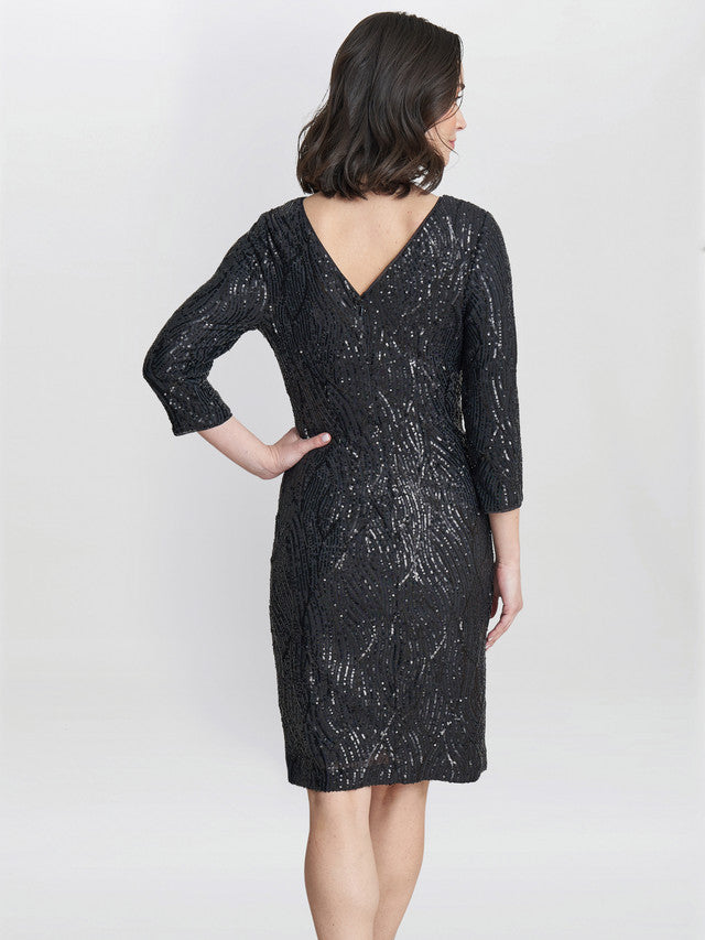 Angelina Sequin Shift Dress