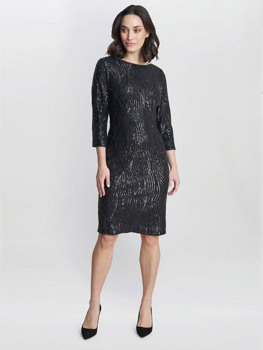  Angelina Sequin Shift Dress