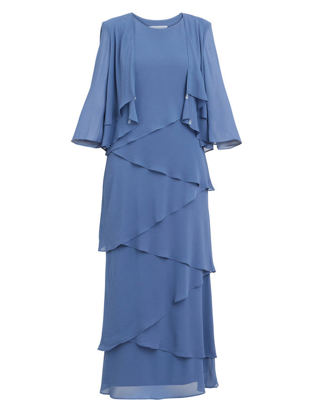  Colette Jacket And Asymmetric Tiered Dress