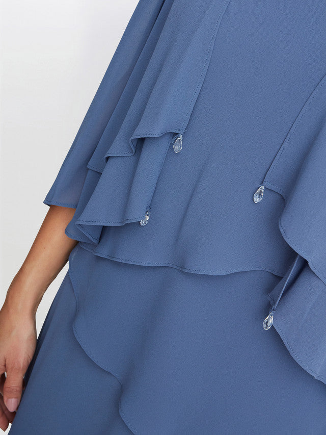  Colette Jacket And Asymmetric Tiered Dress