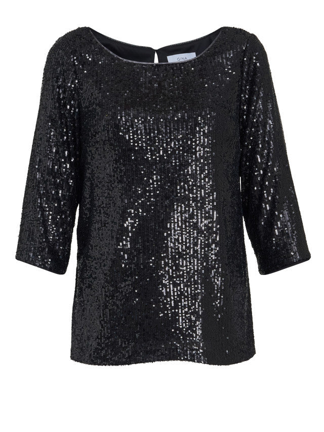  Flora Sequin Tunic Blouse