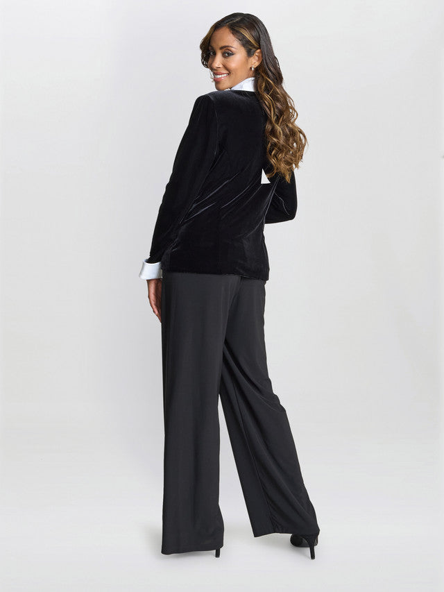  Connie Velvet Contrast Twinset