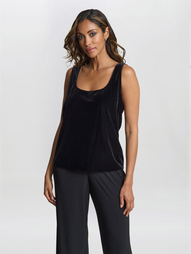  Connie Velvet Contrast Twinset