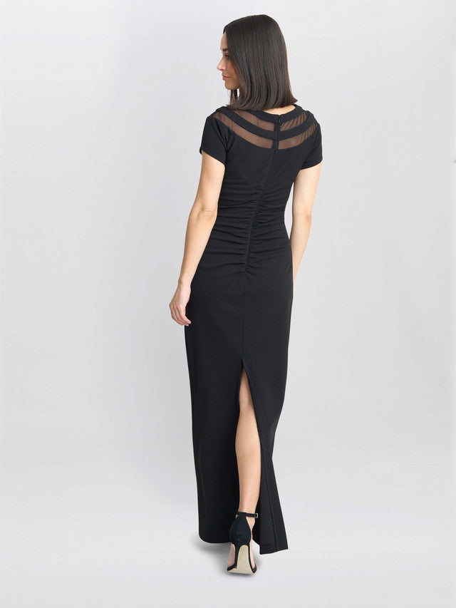  Michelle Illusion Maxi Dress