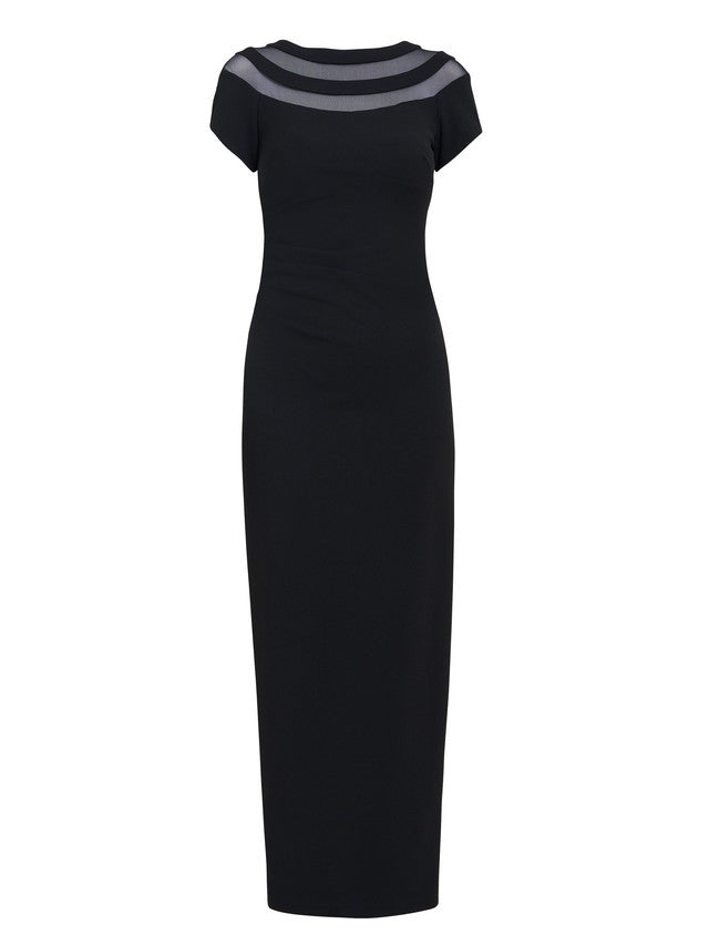 Michelle Illusion Maxi Dress
