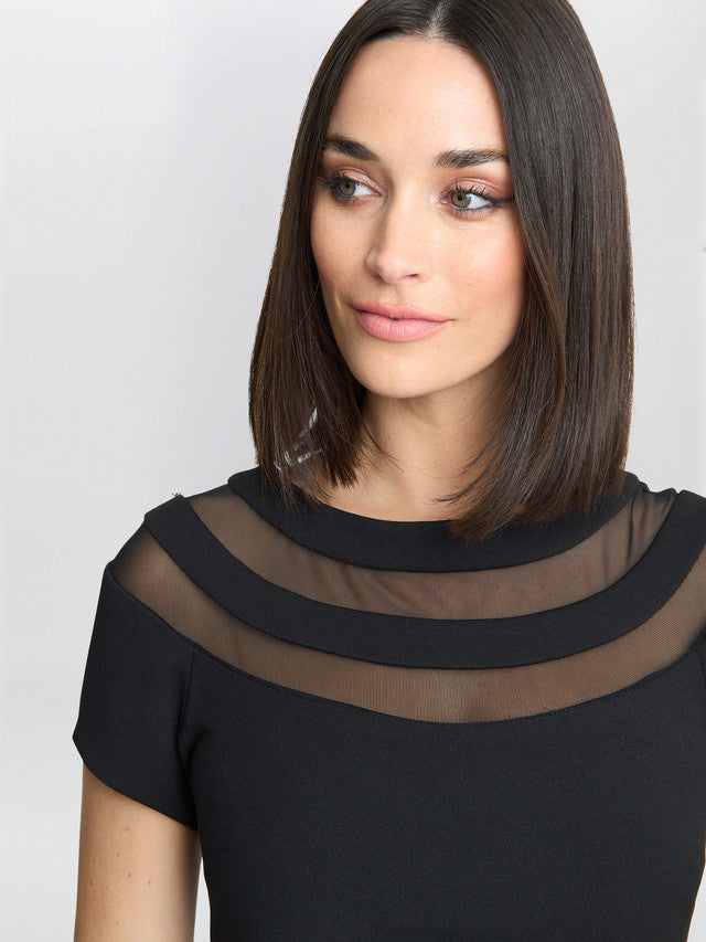 Michelle Illusion Maxi Dress