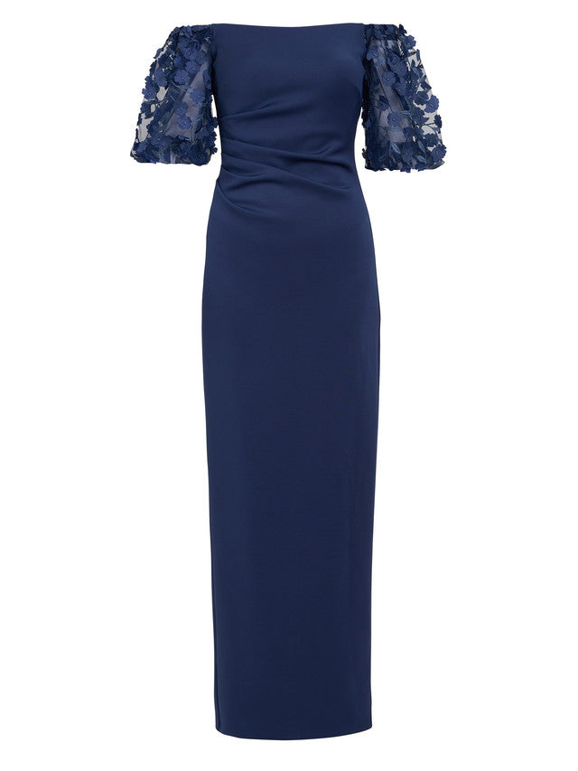  Penelope Off The Shoulder Floral Sleeve Maxi Dress