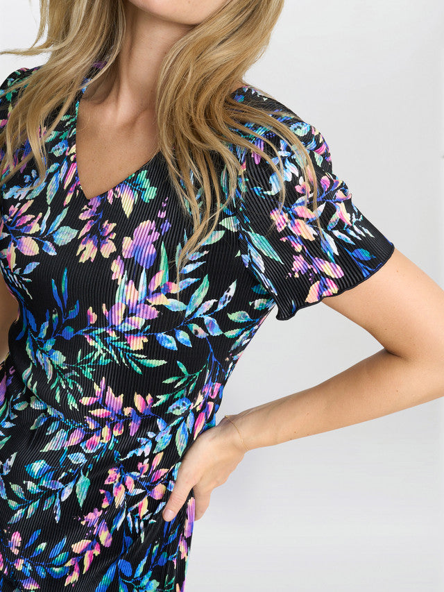  Rowan Plisse Tiered Dress