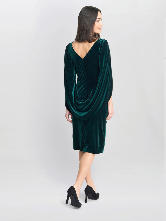  Rosalind Velvet Dress With Back Piece