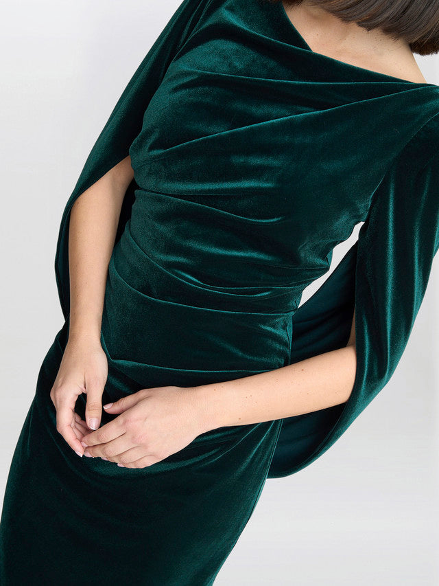  Rosalind Velvet Dress With Back Piece