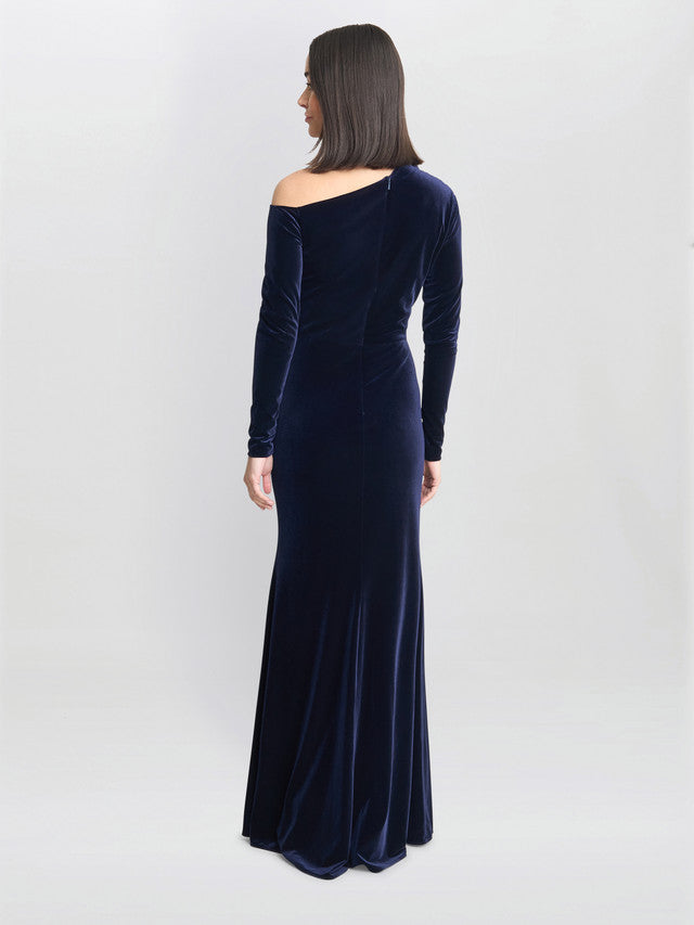  Tess Velvet Off Shoulder Dress