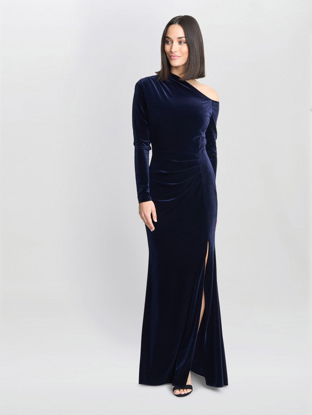  Tess Velvet Off Shoulder Dress
