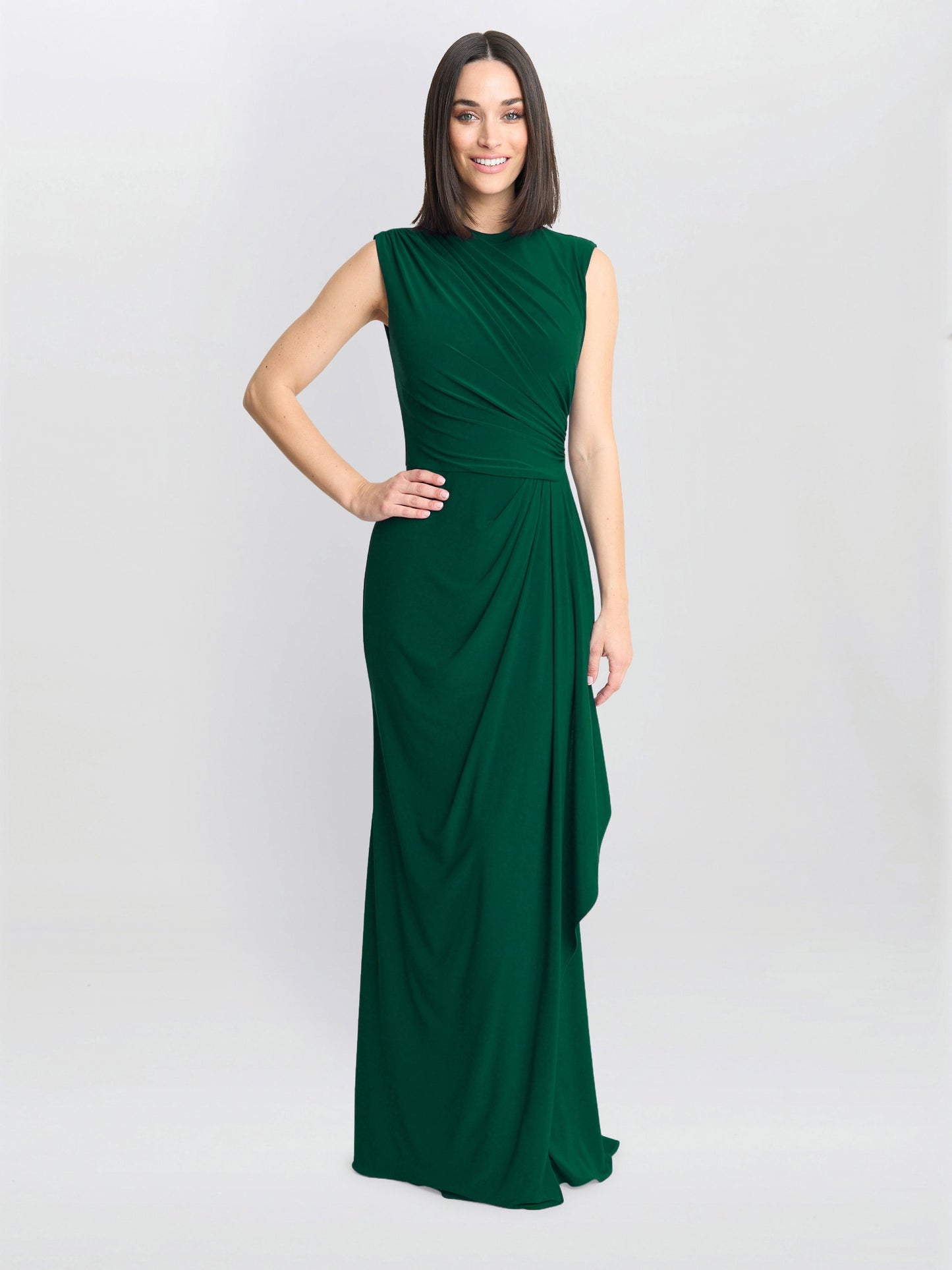  Rosemarie Grecian Jersey Maxi Dress