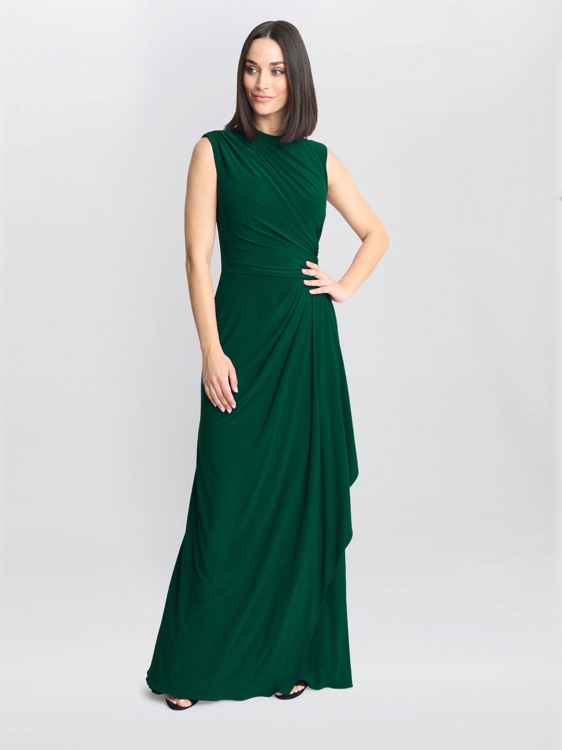  Rosemarie Grecian Jersey Maxi Dress