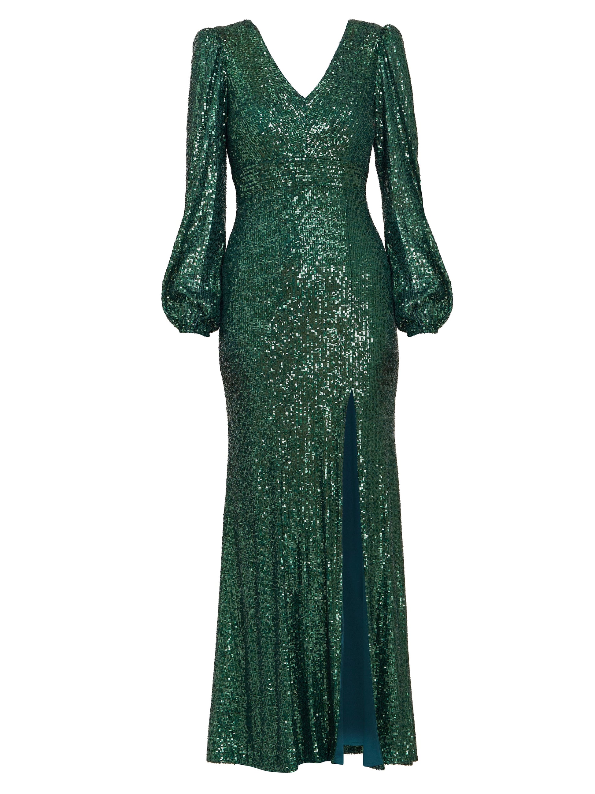  Alison Sequin V Neck Maxi Dress