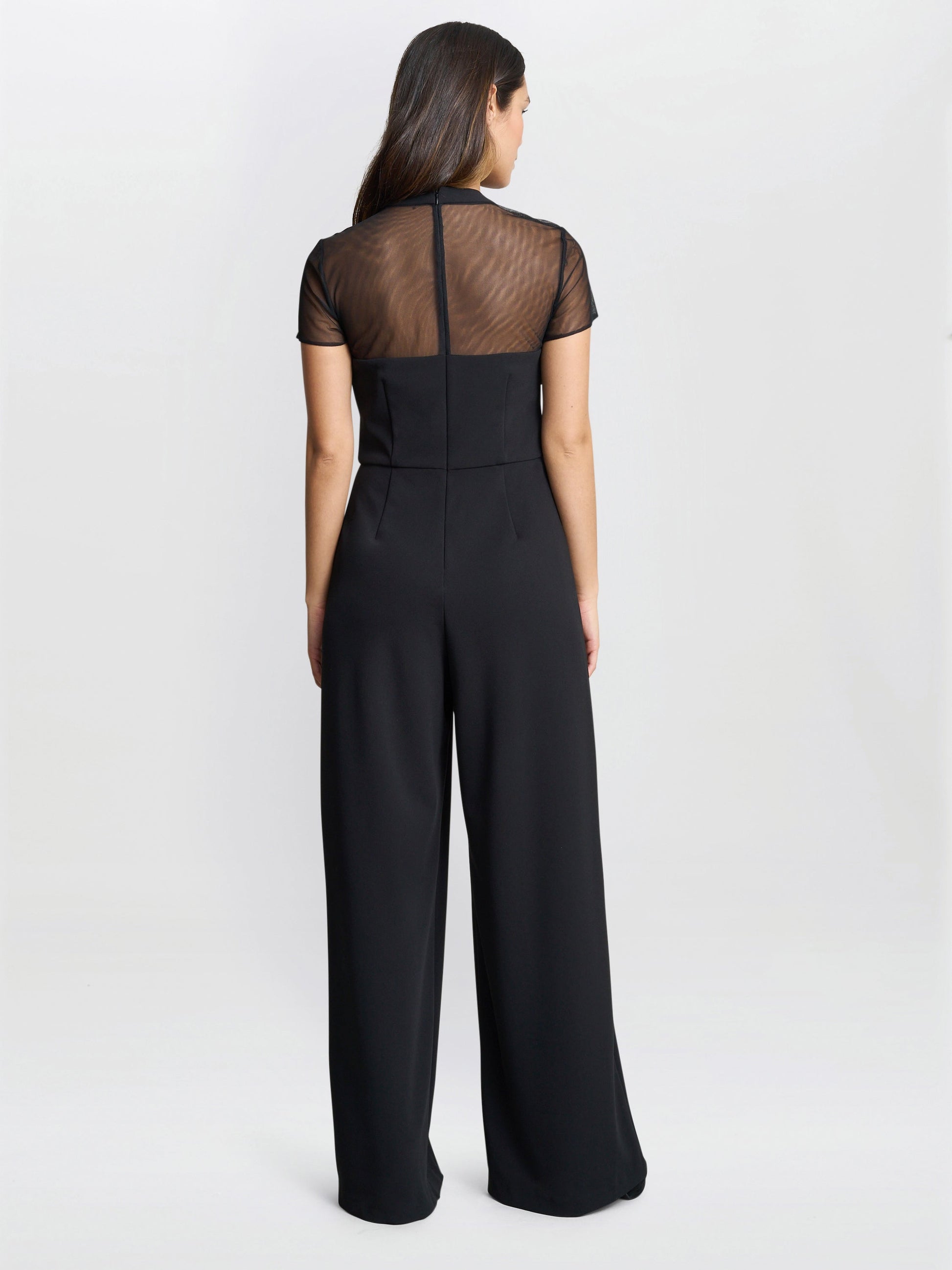  Charlene Black Structured Jumpsuit