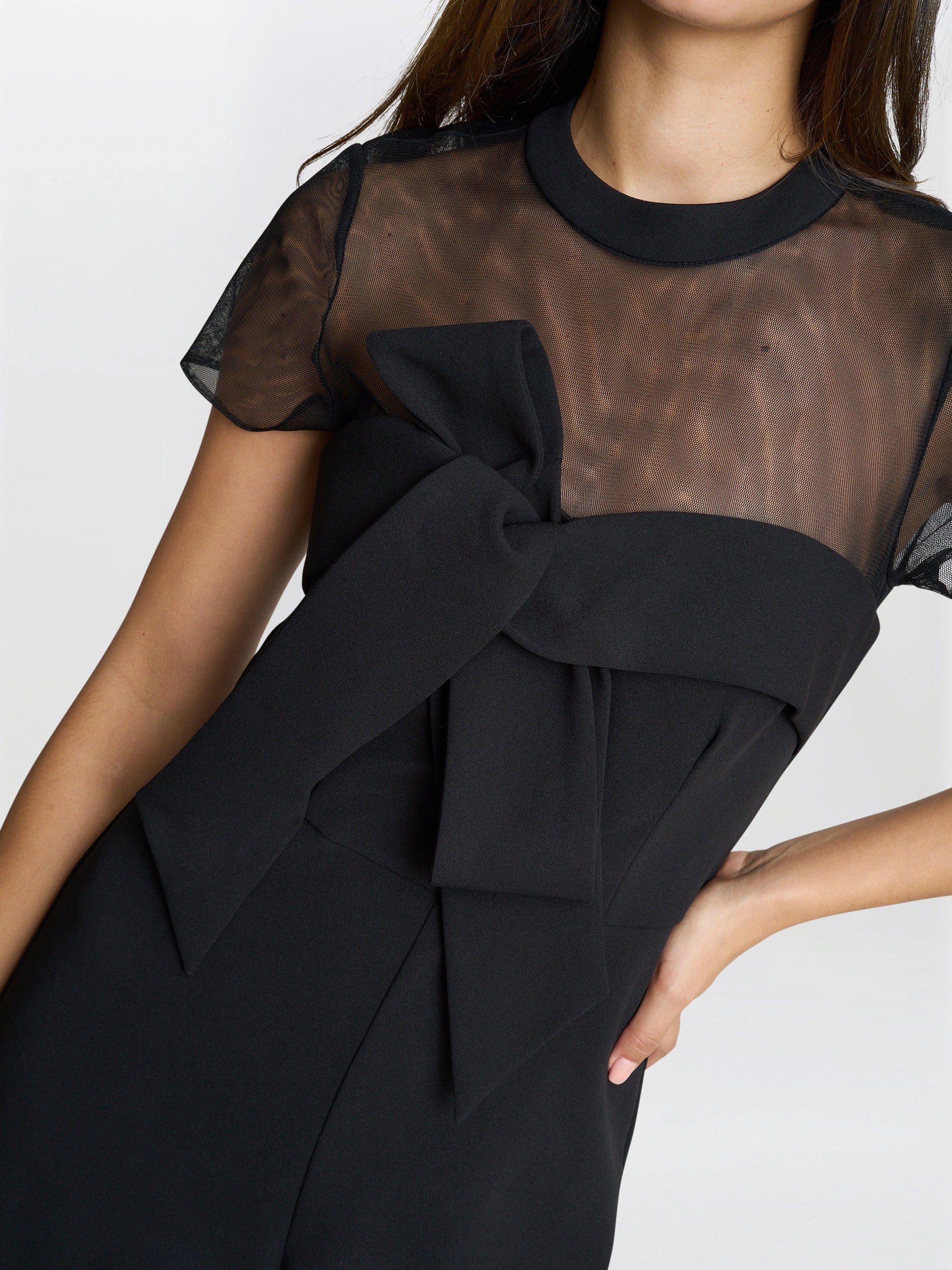  Charlene Black Structured Jumpsuit