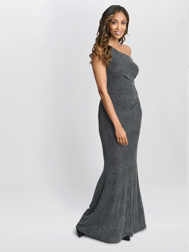  Kasey Metallic Knit Dress