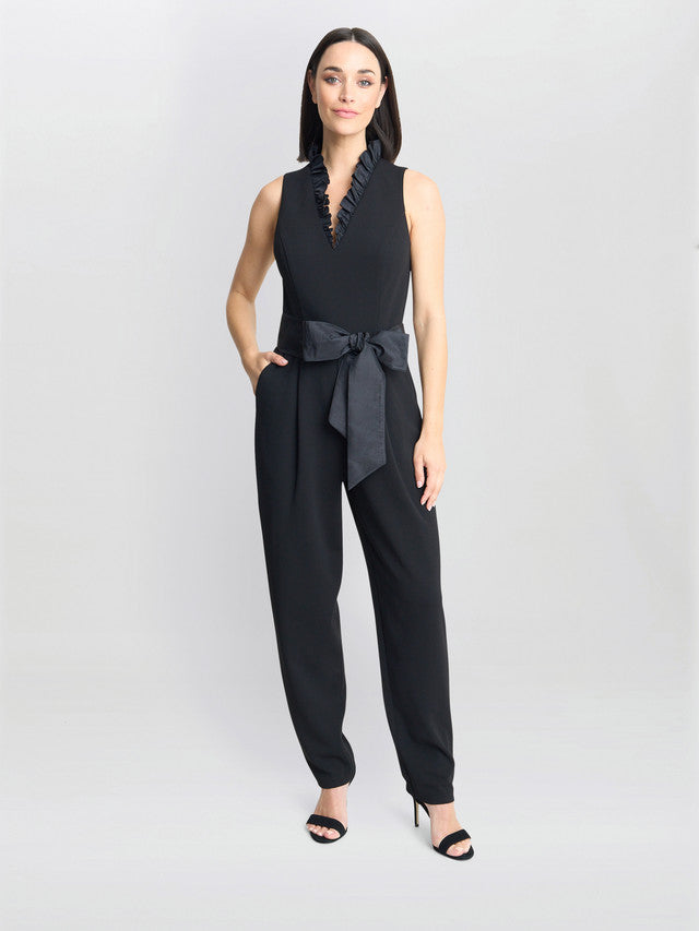  Priyanka Crepe Taffeta Combo Jumpsuit