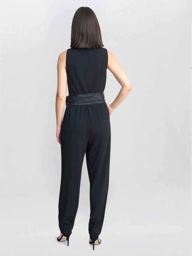  Priyanka Crepe Taffeta Combo Jumpsuit