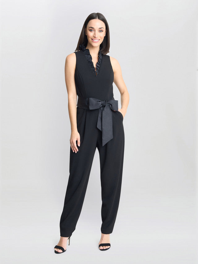  Priyanka Crepe Taffeta Combo Jumpsuit