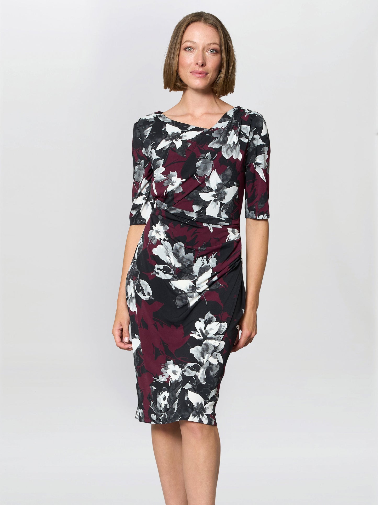  Andee Floral Jersey Dress