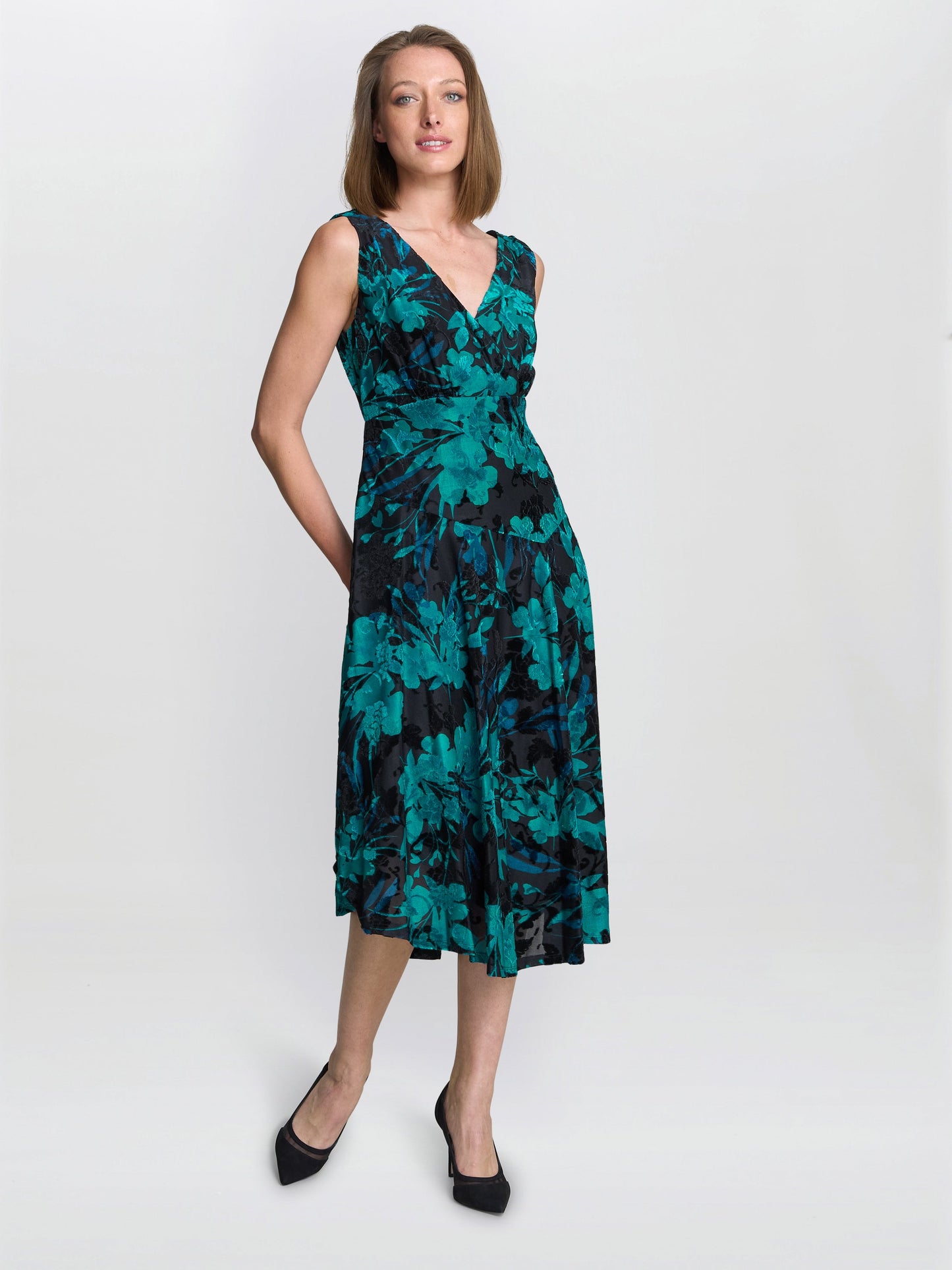  Beth Floral Midi Dress