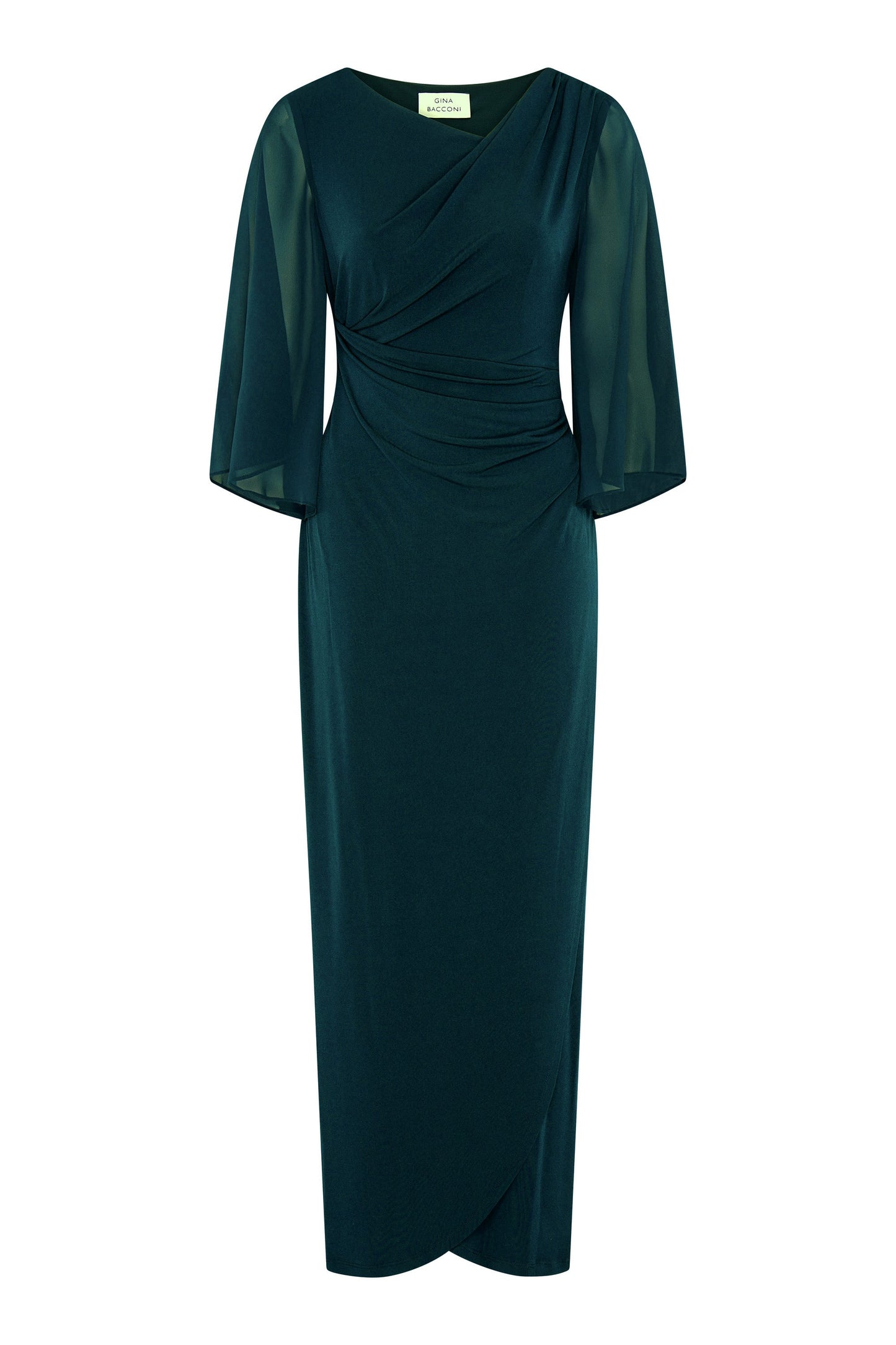  Donatella Chiffon Sleeve Maxi Dress