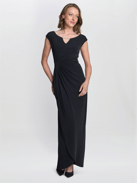  Eileen Wrap Maxi Dress