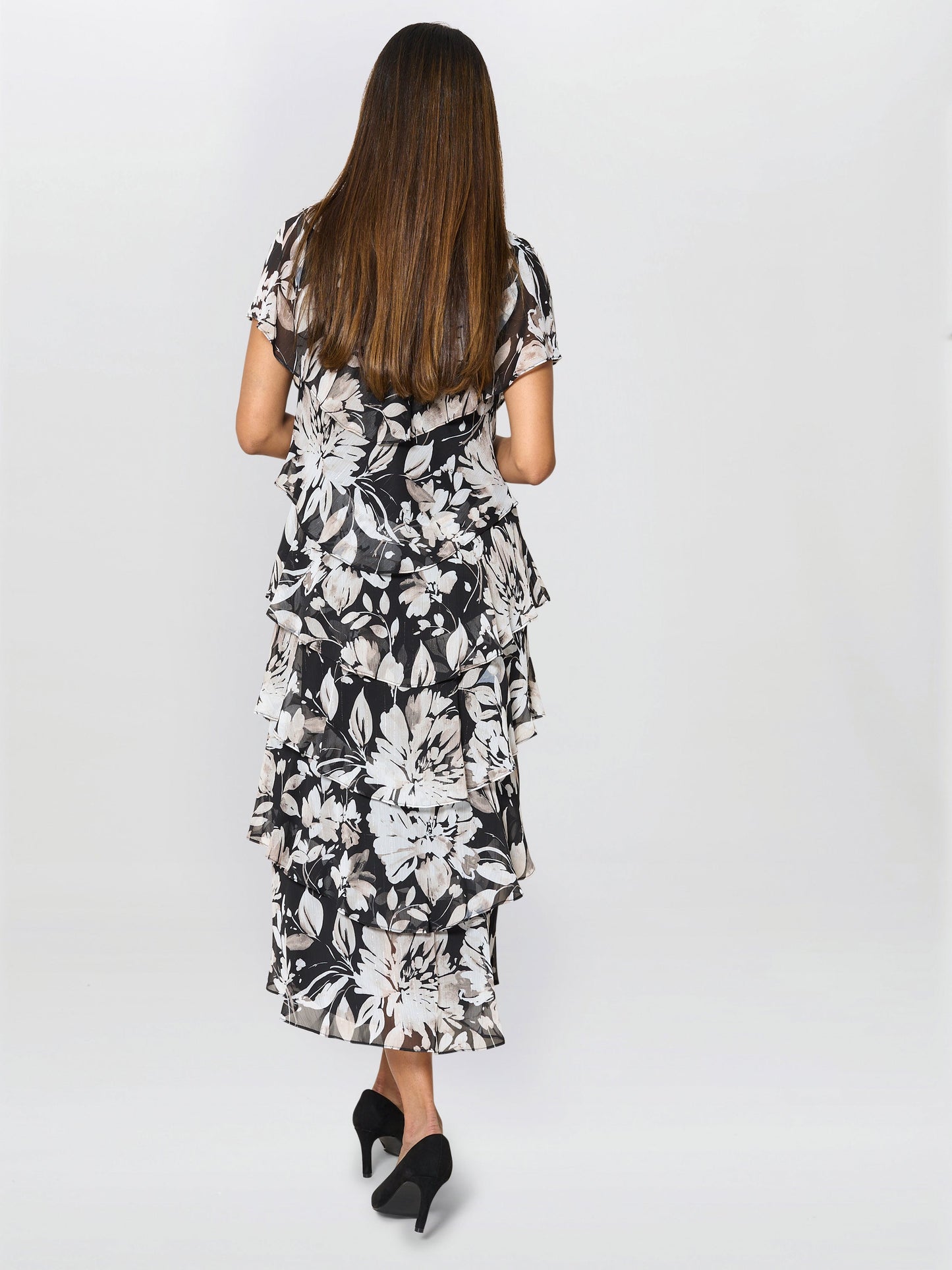  Blossom Printed Midi Dress