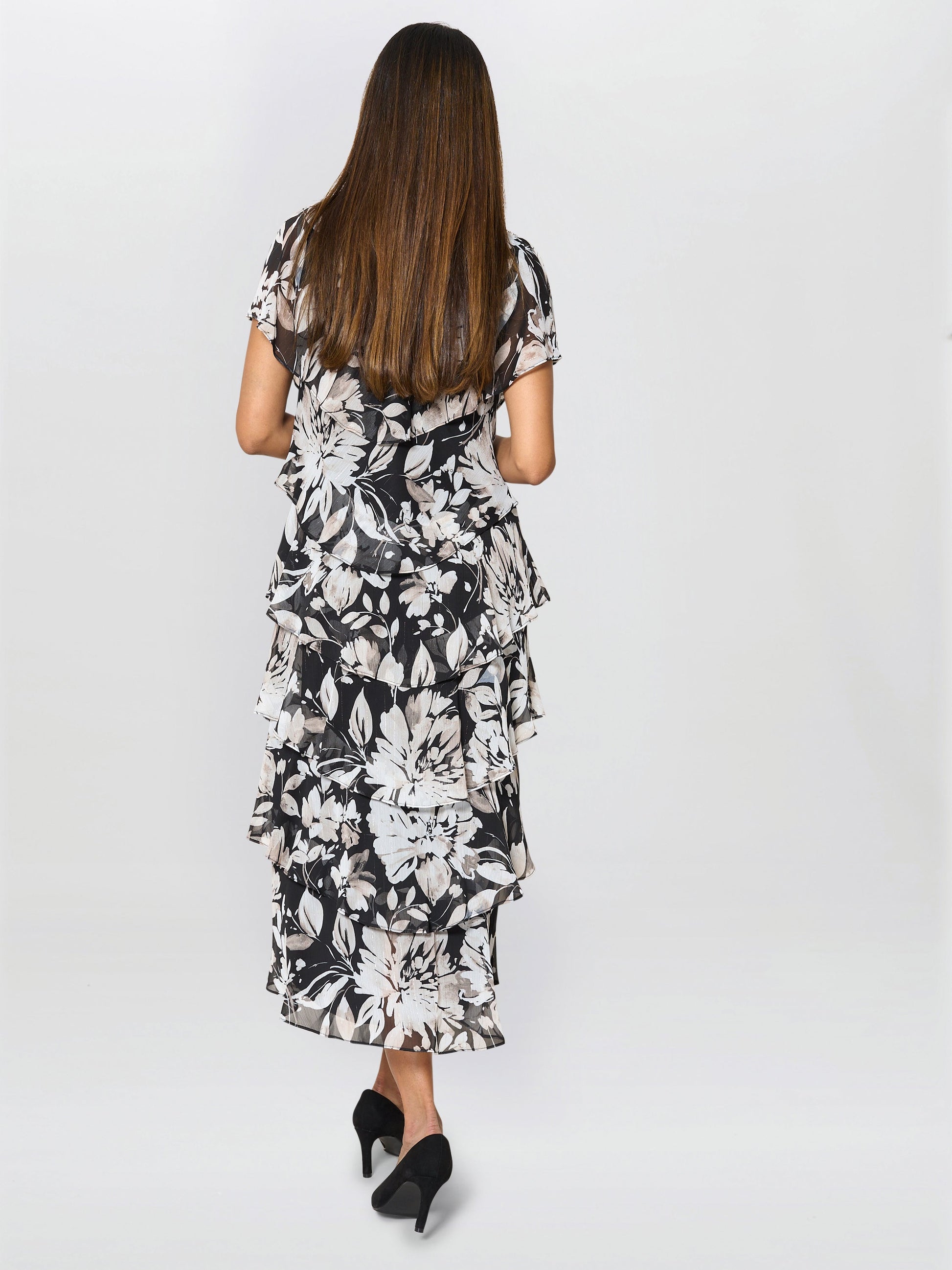  Blossom Printed Midi Dress