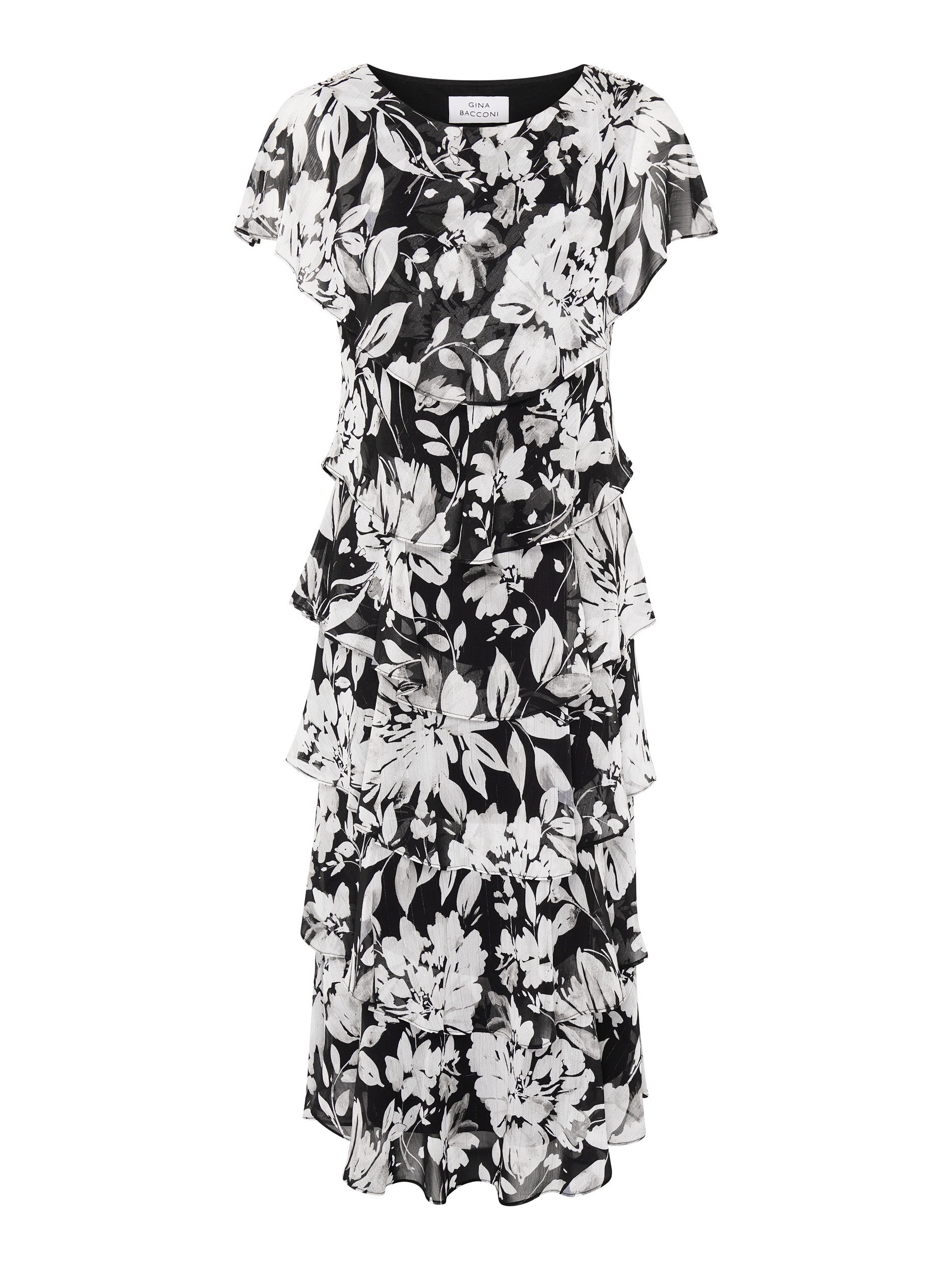  Blossom Printed Midi Dress