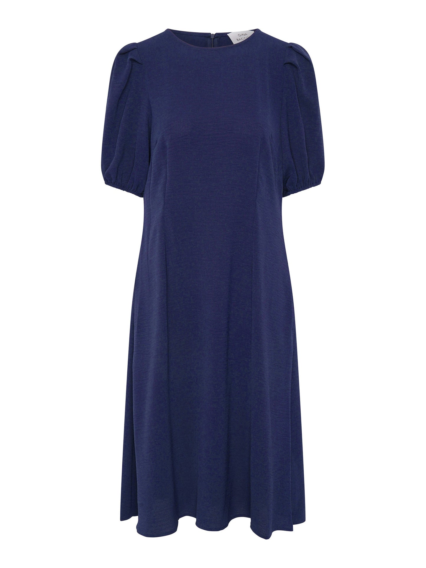  Flora Puff Sleeve Midi Dress