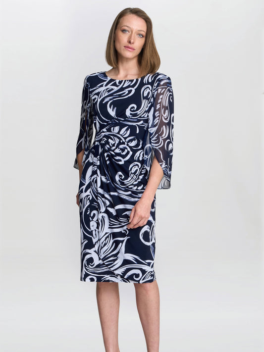  Iga Abstract Print Dress