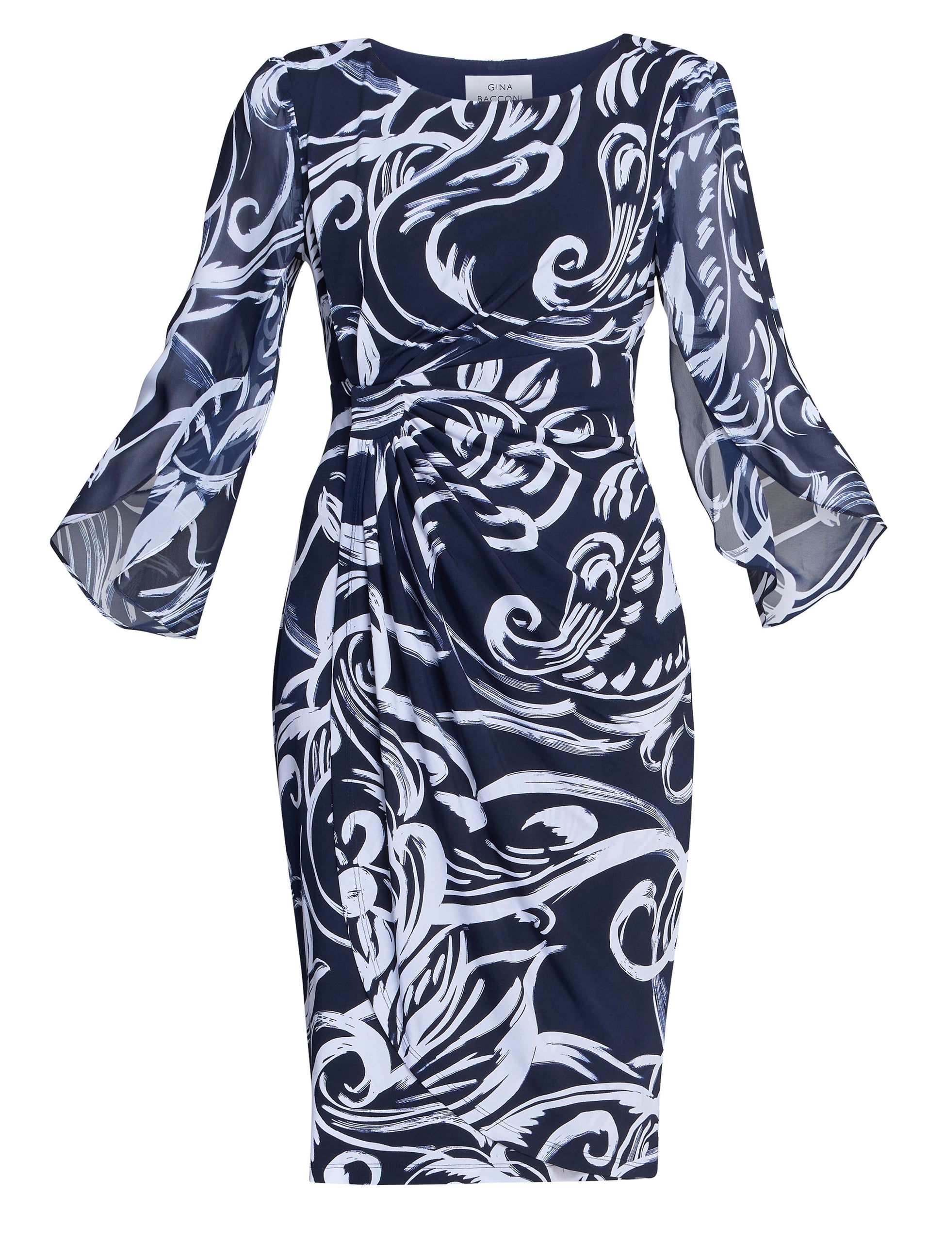  Iga Abstract Print Dress