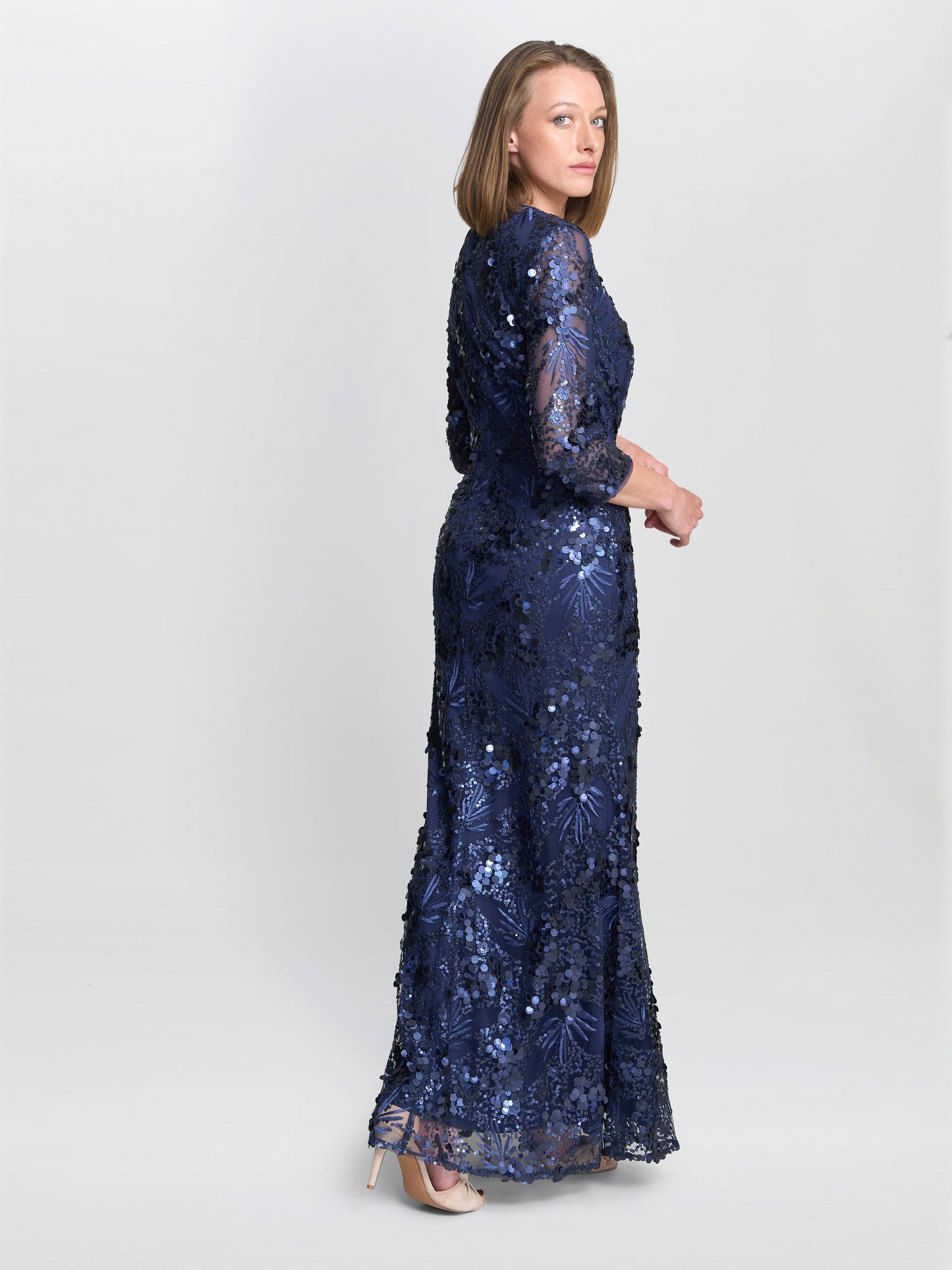  Kirsty Sequin Lace Maxi Dress
