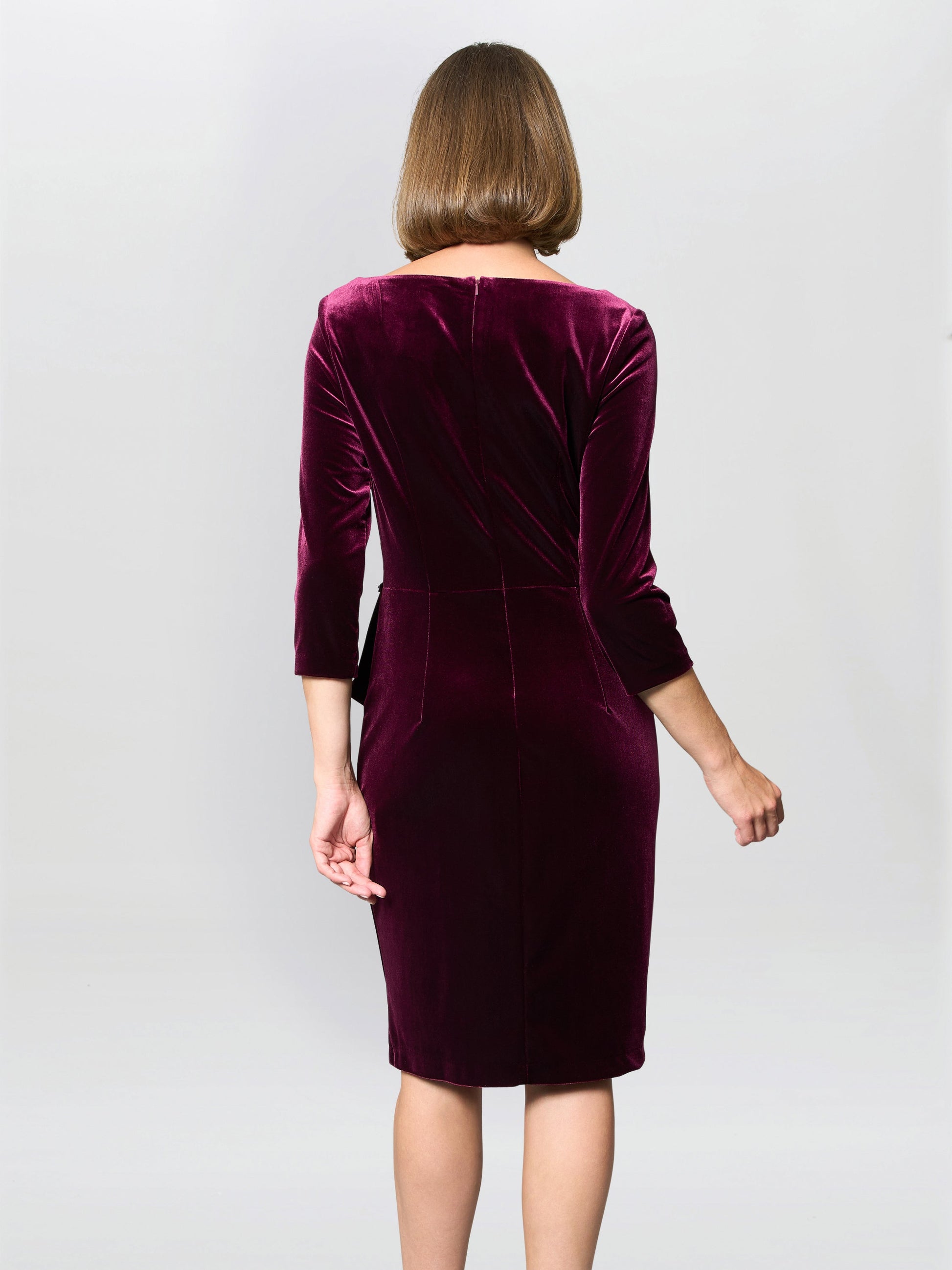  Lesley Velvet Wrap Dress