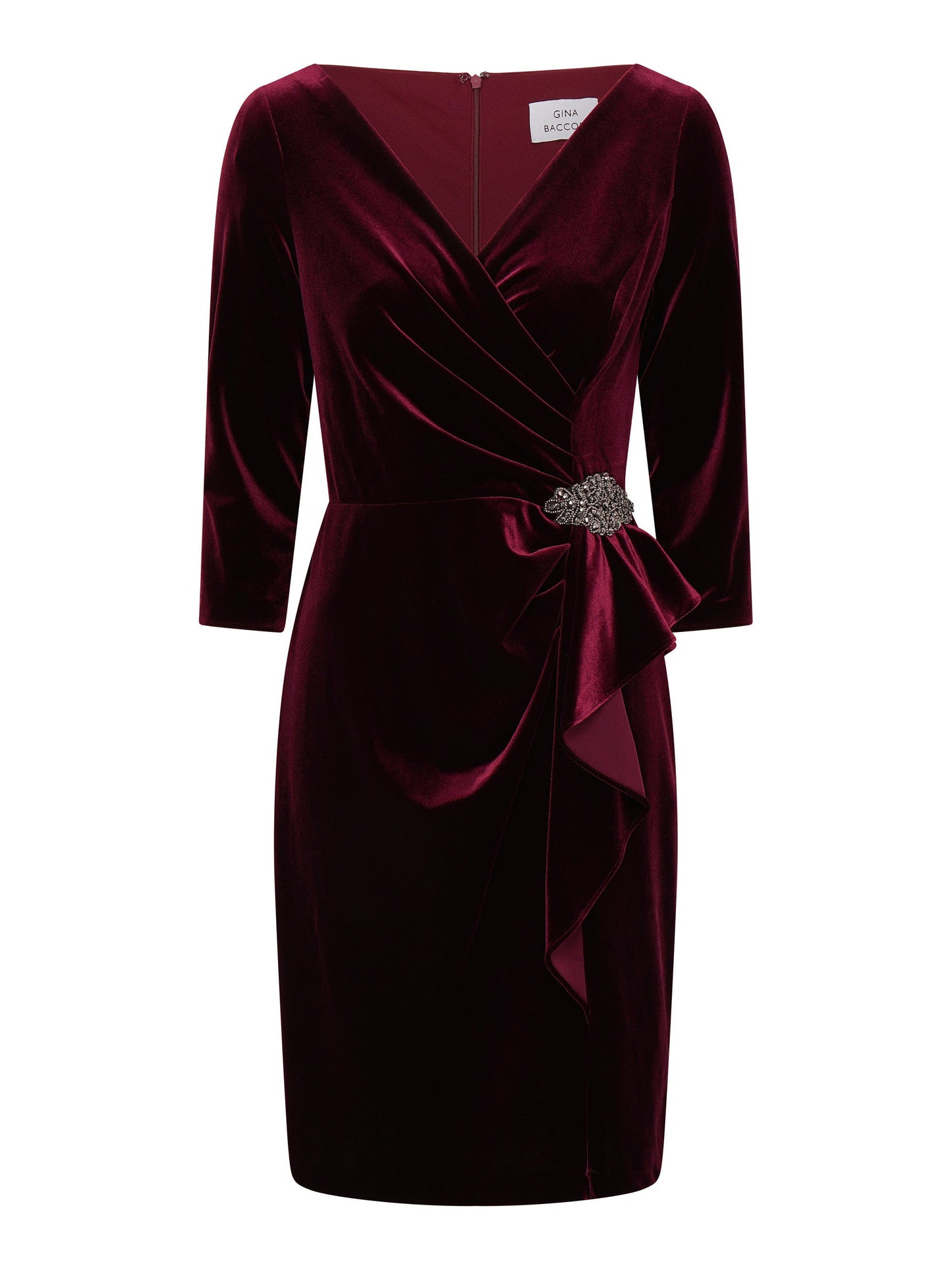  Lesley Velvet Wrap Dress