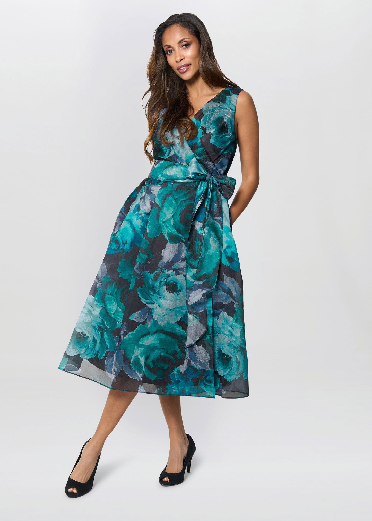  May Floral Midi Dress