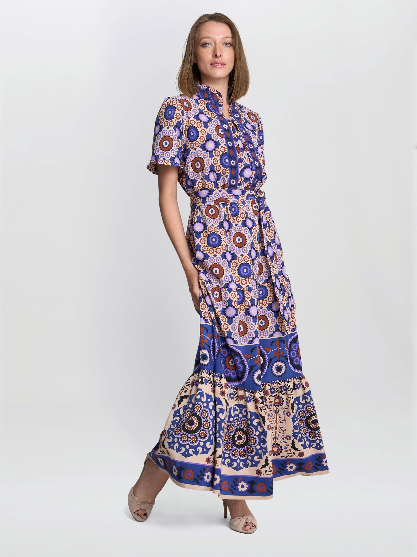  Margot Printed Maxi Dress