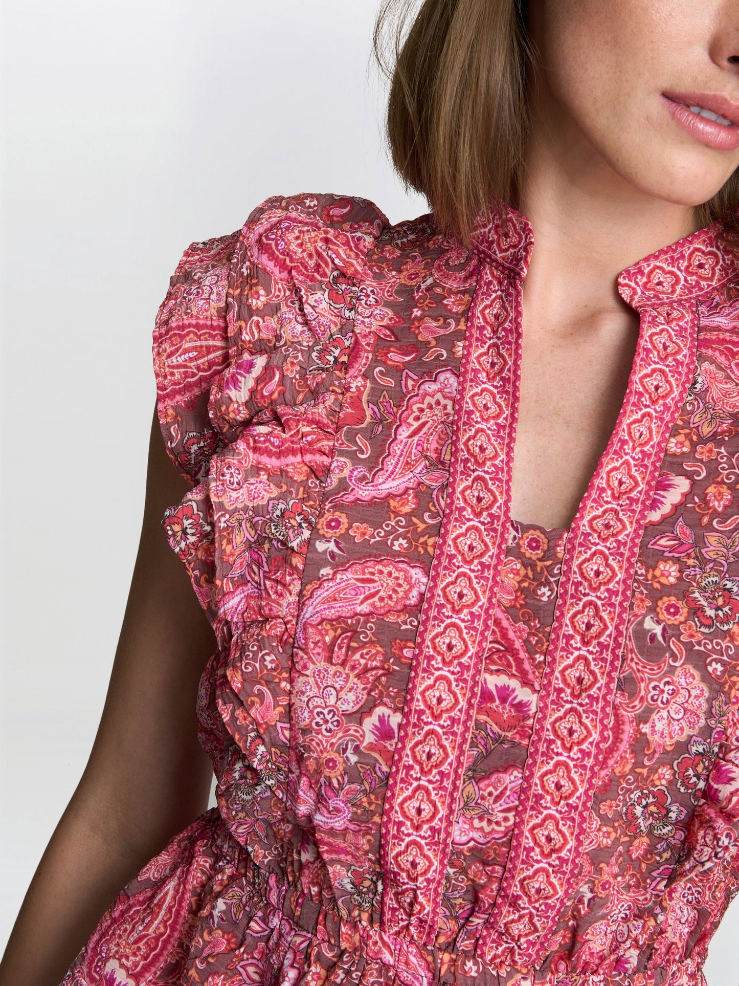  Liat Boho Paisley Dress