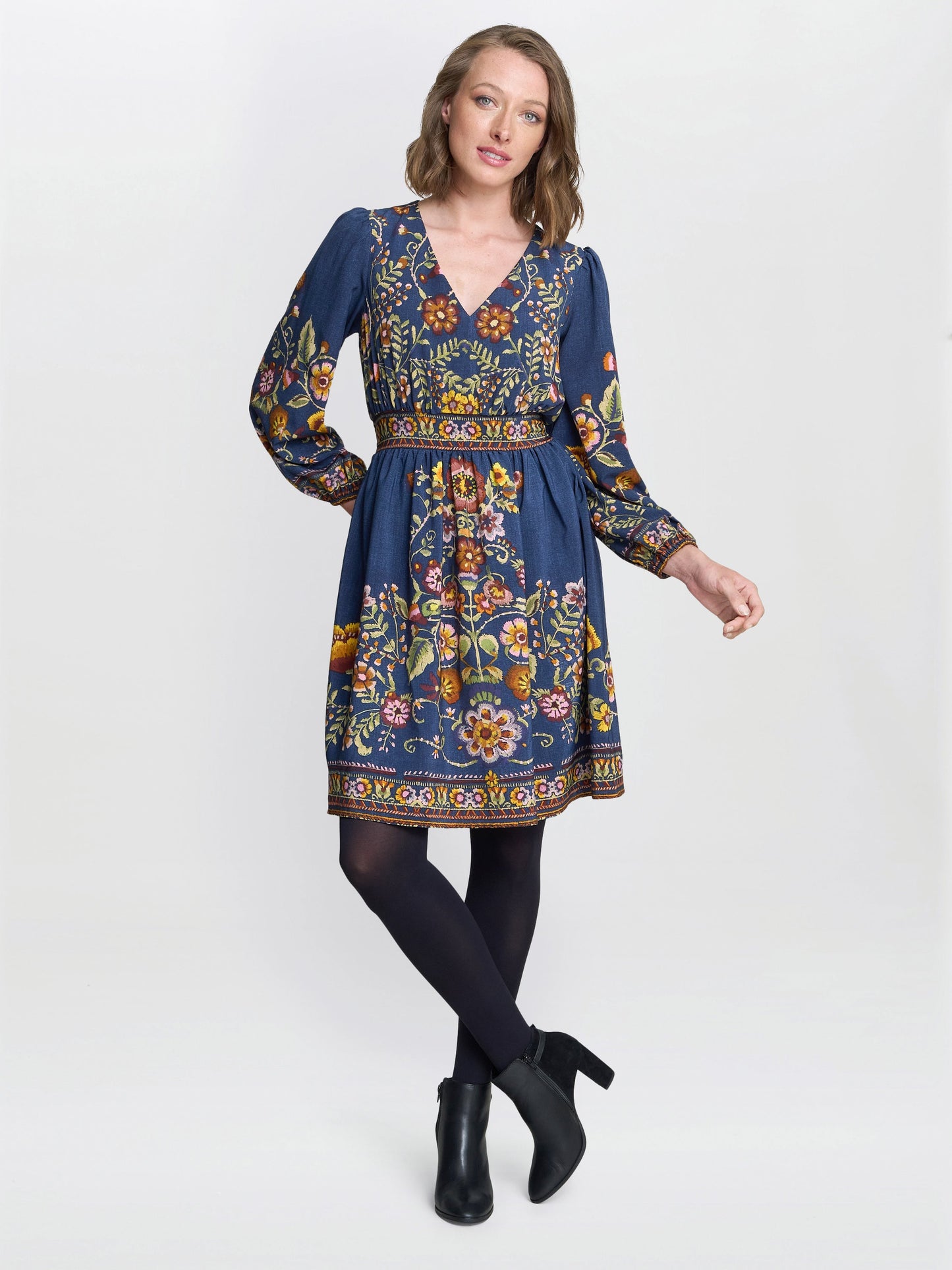  Liberty Embroidered Dress