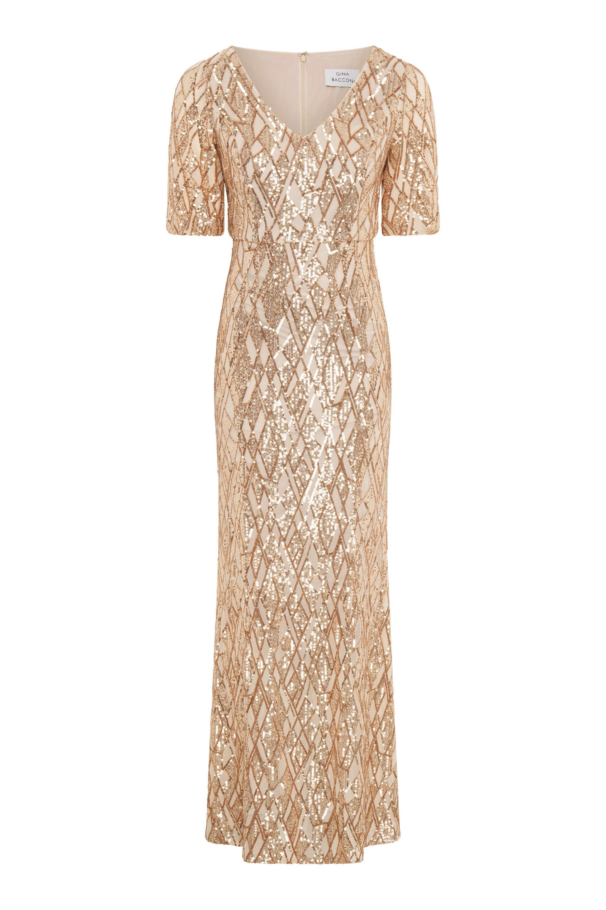  Pat Sequin Maxi Dress
