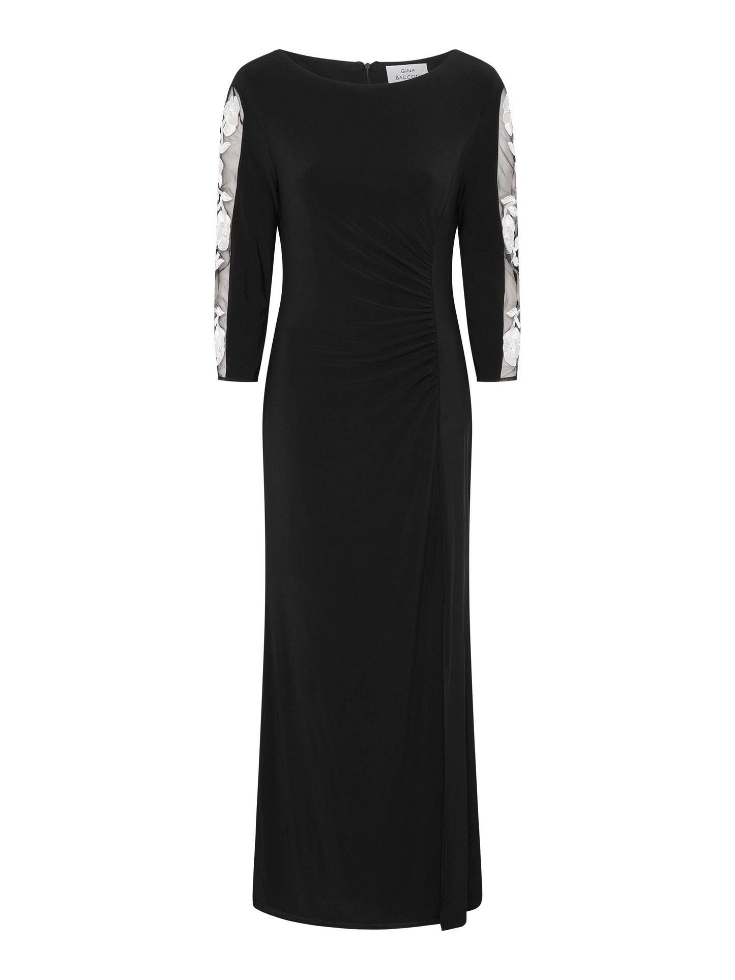  Suzie Embroidered Sleeve Maxi Dress