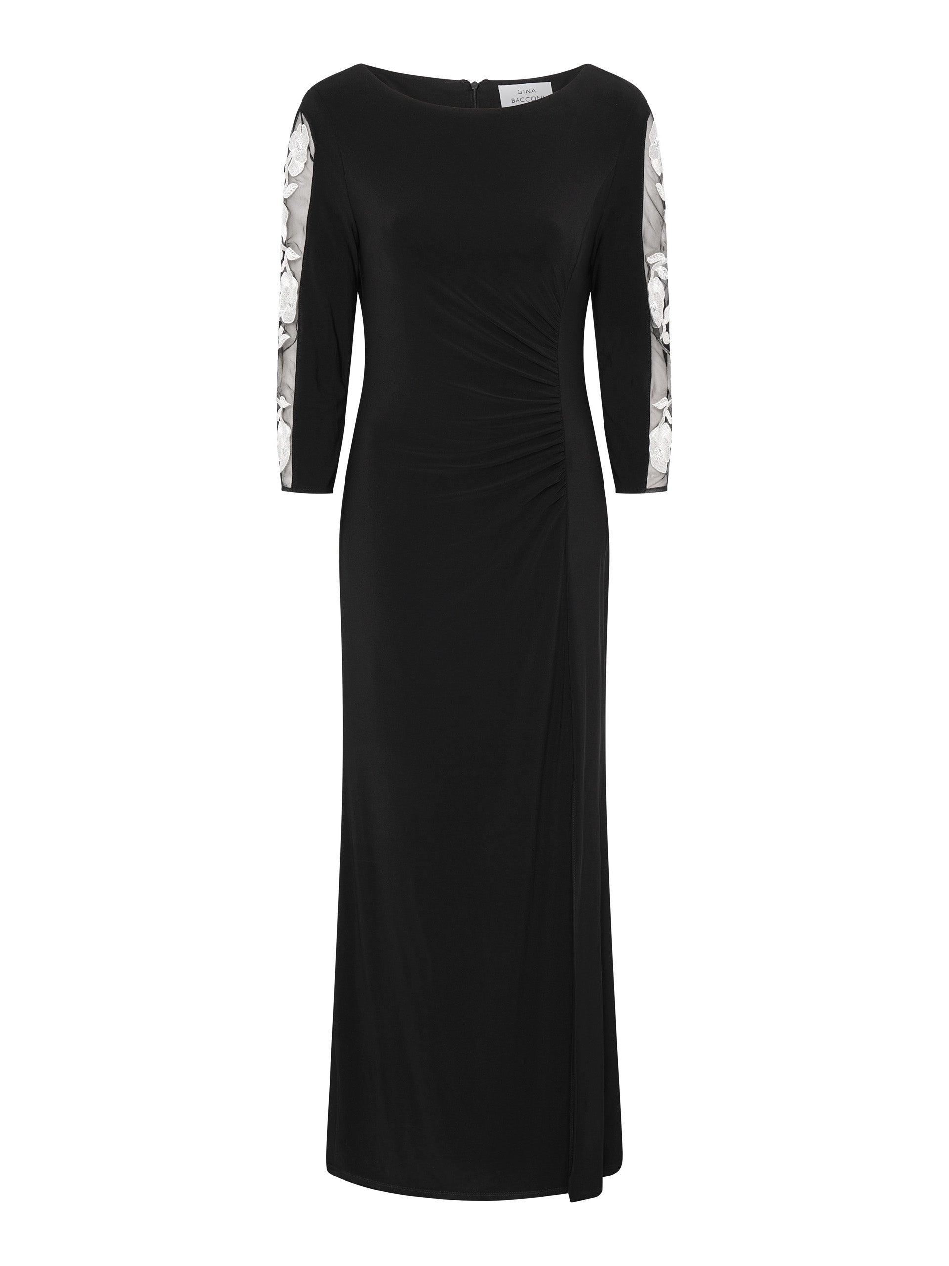  Suzie Embroidered Sleeve Maxi Dress