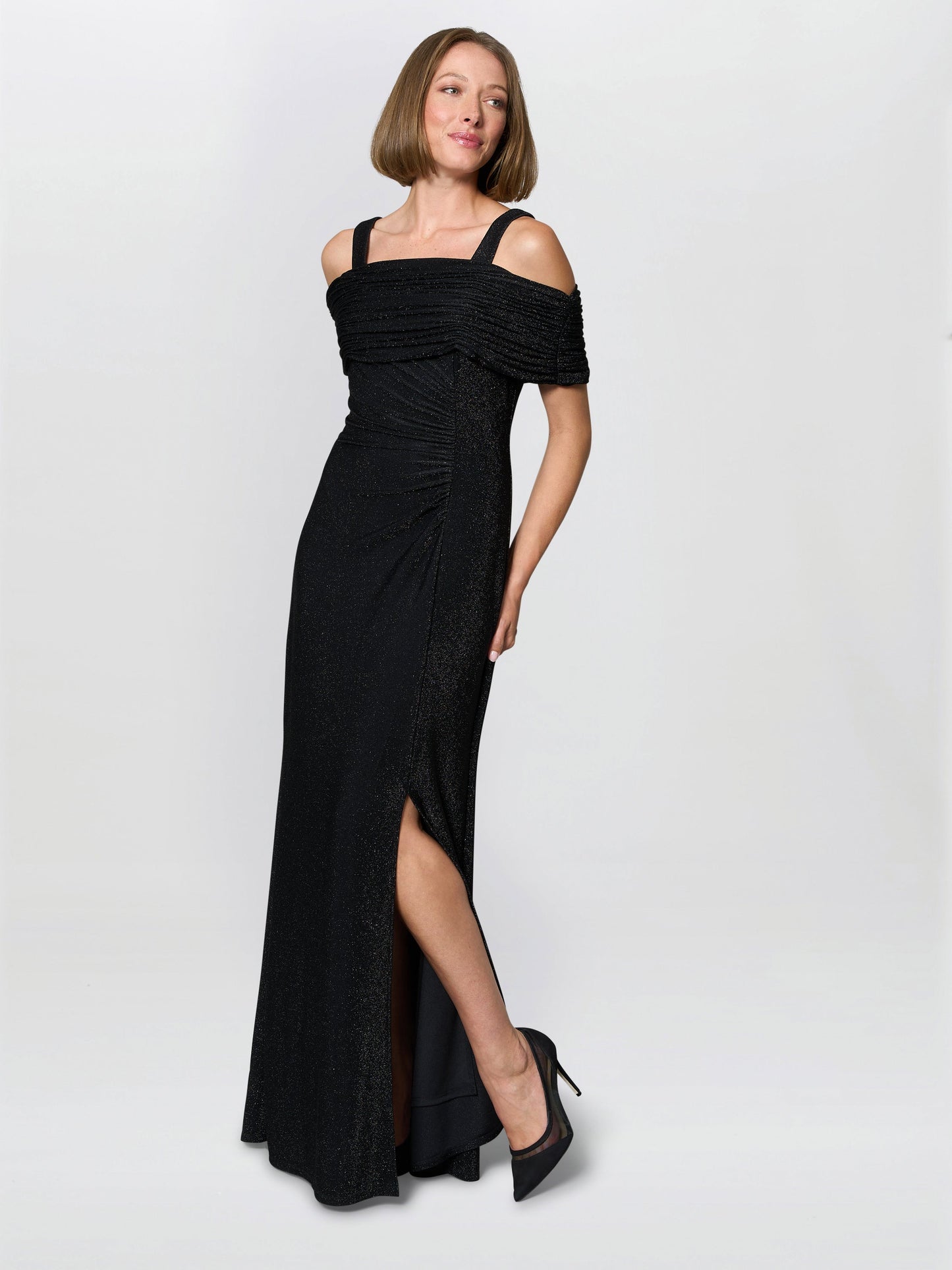 Rochelle Off-Shoulder Maxi Dress