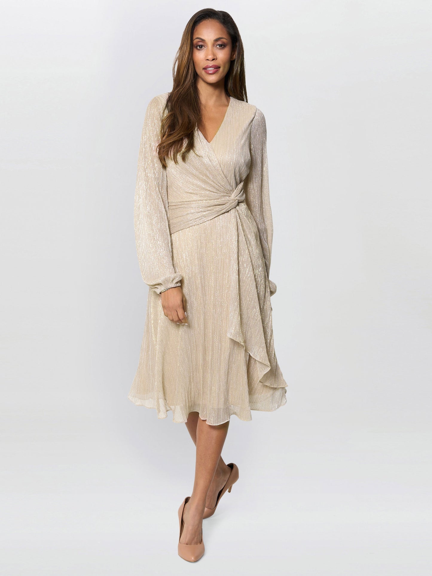  Stevie Metallic Dress